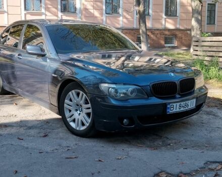 Синий БМВ 7 Серия, объемом двигателя 3 л и пробегом 240 тыс. км за 9500 $, фото 1 на Automoto.ua