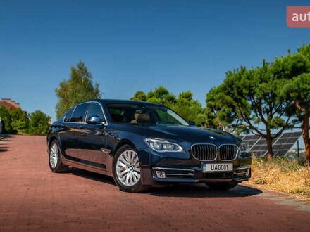 Синій БМВ 7 Серія, об'ємом двигуна 3 л та пробігом 171 тис. км за 25100 $, фото 1 на Automoto.ua