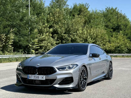 Серый БМВ 8 Series Gran Coupe, объемом двигателя 3 л и пробегом 34 тыс. км за 64999 $, фото 1 на Automoto.ua