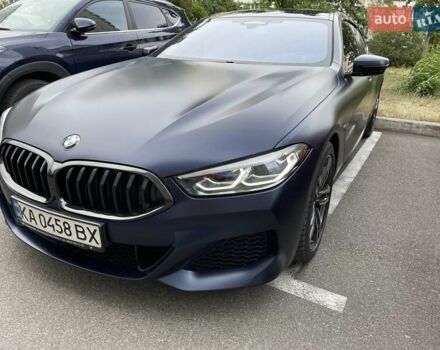 Синий БМВ 8 Series Gran Coupe, объемом двигателя 2.99 л и пробегом 56 тыс. км за 79500 $, фото 3 на Automoto.ua