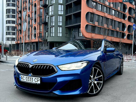 БМВ 8 Series Gran Coupe 2019 в Киеве на Automoto.ua Синий БМВ 8 Series Gran Coupe, объемом двигателя 3 л и пробегом 70 тыс. км за 67000 $, фото 1 на Automoto.ua