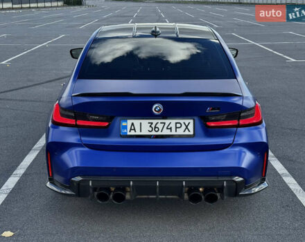 БМВ М3 2022 в Виннице на Automoto.ua Синий БМВ М3, объемом двигателя 2.99 л и пробегом 38 тыс. км за 75000 $, фото 10 на Automoto.ua