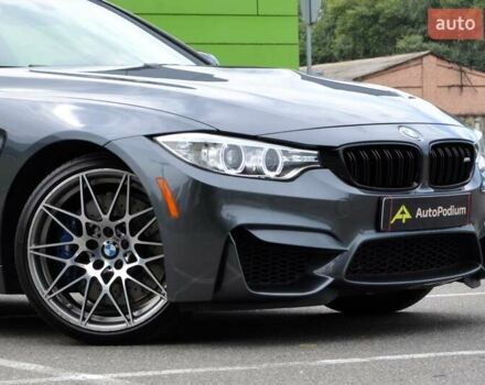 Серый БМВ M4, объемом двигателя 3 л и пробегом 36 тыс. км за 52500 $, фото 4 на Automoto.ua