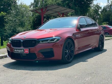 БМВ М5 2022 у Києві на Automoto.ua Червоний БМВ М5, об'ємом двигуна 4.4 л та пробігом 17 тис. км за 136990 $, фото 1 на Automoto.ua