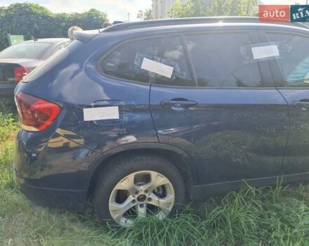 Синий БМВ Х1, объемом двигателя 2 л и пробегом 50 тыс. км за 6000 $, фото 2 на Automoto.ua