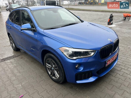 Синий БМВ Х1, объемом двигателя 2 л и пробегом 98 тыс. км за 20950 $, фото 1 на Automoto.ua