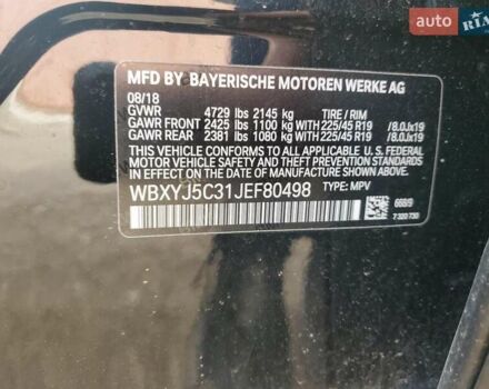 Черный БМВ X2, объемом двигателя 0 л и пробегом 53 тыс. км за 4900 $, фото 11 на Automoto.ua