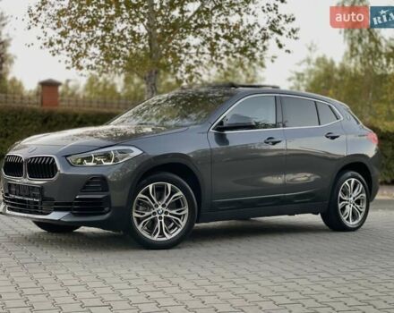 Серый БМВ X2, объемом двигателя 2 л и пробегом 34 тыс. км за 21900 $, фото 1 на Automoto.ua