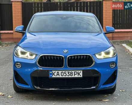 Синий БМВ X2, объемом двигателя 2 л и пробегом 77 тыс. км за 23500 $, фото 1 на Automoto.ua
