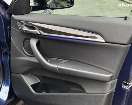 Синий БМВ X2, объемом двигателя 2 л и пробегом 61 тыс. км за 19490 $, фото 79 на Automoto.ua