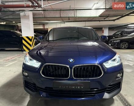 Синий БМВ X2, объемом двигателя 2 л и пробегом 59 тыс. км за 21500 $, фото 4 на Automoto.ua