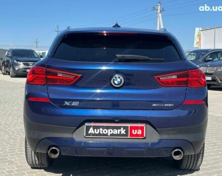 Синий БМВ X2, объемом двигателя 2 л и пробегом 133 тыс. км за 20290 $, фото 3 на Automoto.ua