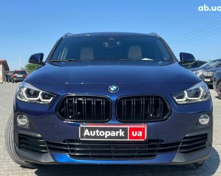 Синий БМВ X2, объемом двигателя 2 л и пробегом 133 тыс. км за 20290 $, фото 1 на Automoto.ua