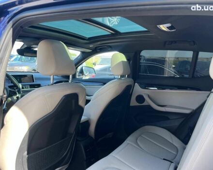 Синий БМВ X2, объемом двигателя 2 л и пробегом 133 тыс. км за 20290 $, фото 26 на Automoto.ua