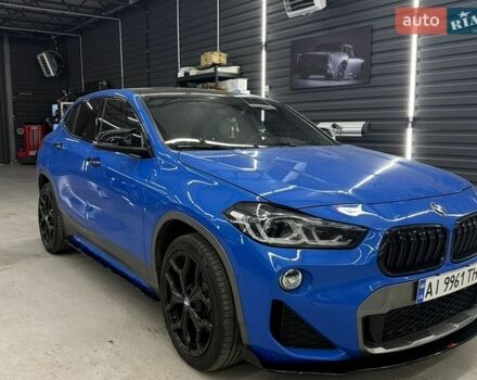 Синий БМВ X2, объемом двигателя 2 л и пробегом 118 тыс. км за 25600 $, фото 1 на Automoto.ua