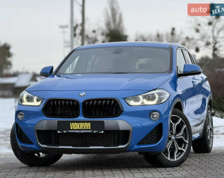 Синий БМВ X2, объемом двигателя 2 л и пробегом 166 тыс. км за 19650 $, фото 1 на Automoto.ua