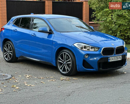 Синий БМВ X2, объемом двигателя 2 л и пробегом 77 тыс. км за 23500 $, фото 1 на Automoto.ua