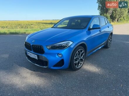 Синий БМВ X2, объемом двигателя 2 л и пробегом 153 тыс. км за 19500 $, фото 1 на Automoto.ua