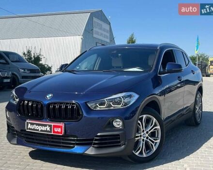 Синий БМВ X2, объемом двигателя 2 л и пробегом 133 тыс. км за 20290 $, фото 1 на Automoto.ua