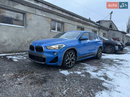 Синий БМВ X2, объемом двигателя 2 л и пробегом 80 тыс. км за 23500 $, фото 1 на Automoto.ua