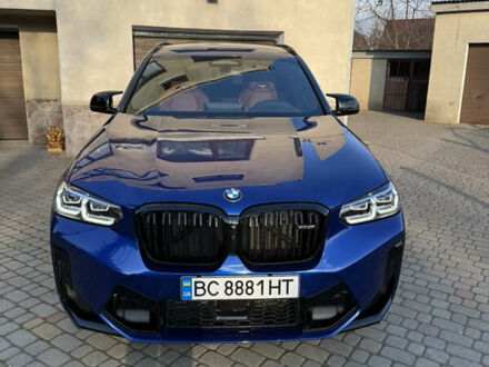 БМВ X3 M 2021 в Львове на Automoto.ua Синий БМВ X3 M, объемом двигателя 2.99 л и пробегом 30 тыс. км за 72000 $, фото 1 на Automoto.ua