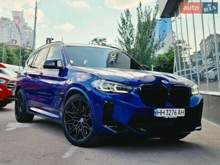 Синий БМВ X3 M, объемом двигателя 3 л и пробегом 49 тыс. км за 62900 $, фото 1 на Automoto.ua
