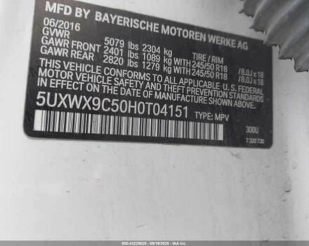 Белый БМВ Х3, объемом двигателя 2 л и пробегом 170 тыс. км за 5000 $, фото 8 на Automoto.ua