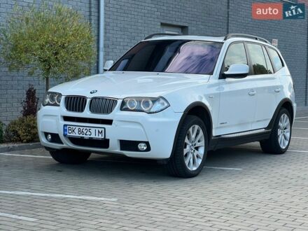 Белый БМВ Х3, объемом двигателя 3 л и пробегом 150 тыс. км за 9200 $, фото 1 на Automoto.ua