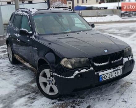 Черный БМВ Х3, объемом двигателя 3 л и пробегом 365 тыс. км за 6900 $, фото 2 на Automoto.ua