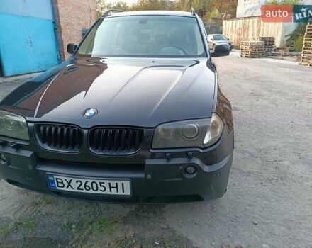 Черный БМВ Х3, объемом двигателя 3 л и пробегом 365 тыс. км за 7000 $, фото 1 на Automoto.ua