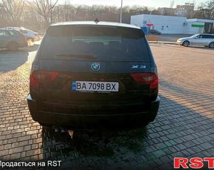 Чорний БМВ Х3, об'ємом двигуна 3 л та пробігом 330 тис. км за 7900 $, фото 4 на Automoto.ua