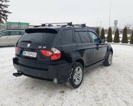 Черный БМВ Х3, объемом двигателя 2 л и пробегом 224 тыс. км за 10000 $, фото 1 на Automoto.ua