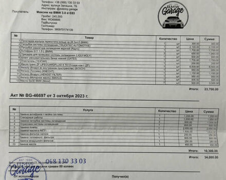 Черный БМВ Х3, объемом двигателя 3 л и пробегом 308 тыс. км за 9900 $, фото 24 на Automoto.ua