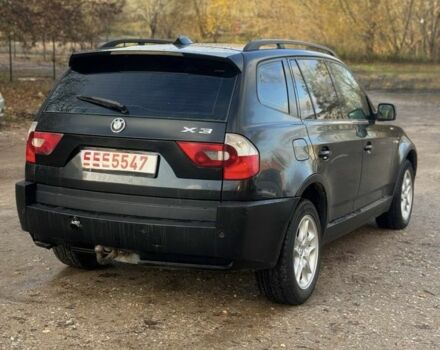 Черный БМВ Х3, объемом двигателя 3 л и пробегом 290 тыс. км за 4600 $, фото 4 на Automoto.ua