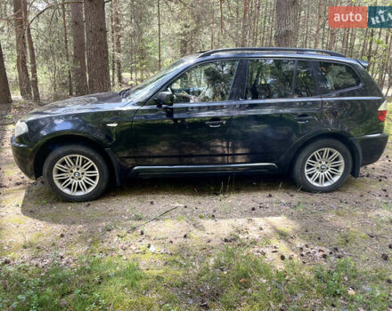 Черный БМВ Х3, объемом двигателя 2 л и пробегом 333 тыс. км за 9750 $, фото 1 на Automoto.ua