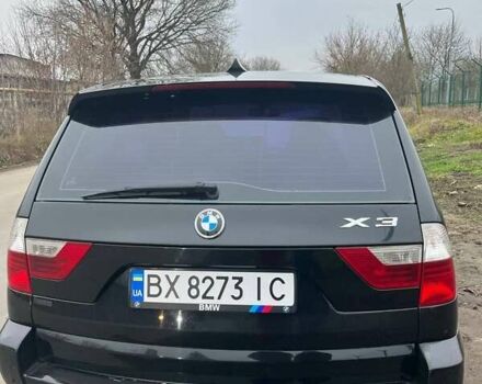 Черный БМВ Х3, объемом двигателя 2 л и пробегом 257 тыс. км за 9100 $, фото 4 на Automoto.ua
