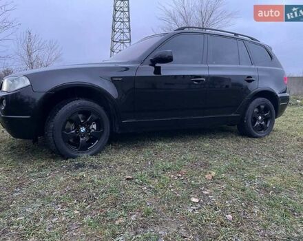 Черный БМВ Х3, объемом двигателя 2 л и пробегом 275 тыс. км за 11800 $, фото 1 на Automoto.ua