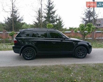 Черный БМВ Х3, объемом двигателя 2 л и пробегом 254 тыс. км за 8999 $, фото 3 на Automoto.ua