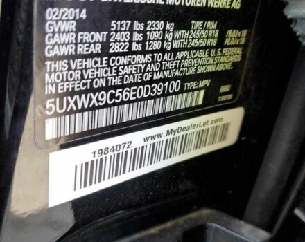 Черный БМВ Х3, объемом двигателя 2 л и пробегом 153 тыс. км за 2800 $, фото 12 на Automoto.ua