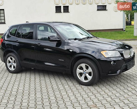 Черный БМВ Х3, объемом двигателя 2 л и пробегом 190 тыс. км за 12500 $, фото 1 на Automoto.ua
