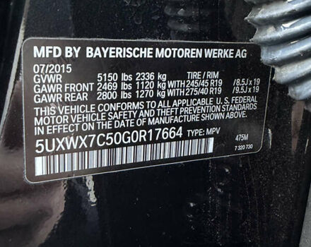 Чорний БМВ Х3, об'ємом двигуна 3 л та пробігом 132 тис. км за 18500 $, фото 21 на Automoto.ua