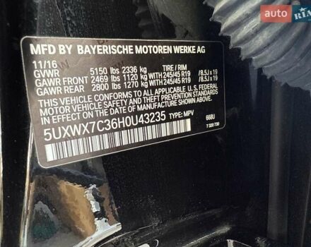 Черный БМВ Х3, объемом двигателя 3 л и пробегом 97 тыс. км за 22000 $, фото 6 на Automoto.ua