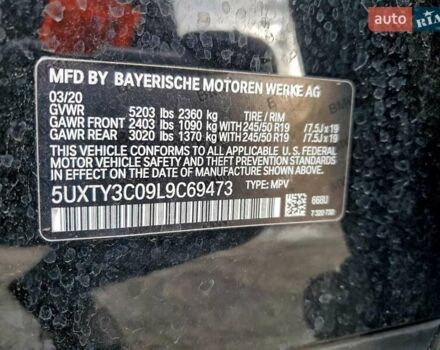 Чорний БМВ Х3, об'ємом двигуна 2 л та пробігом 83 тис. км за 9800 $, фото 12 на Automoto.ua