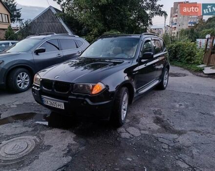 Черный БМВ Х3, объемом двигателя 3 л и пробегом 365 тыс. км за 7000 $, фото 1 на Automoto.ua