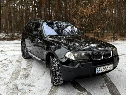 Черный БМВ Х3, объемом двигателя 3 л и пробегом 150 тыс. км за 9300 $, фото 1 на Automoto.ua