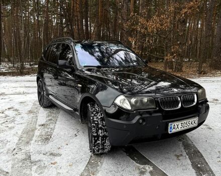 Черный БМВ Х3, объемом двигателя 3 л и пробегом 150 тыс. км за 9300 $, фото 1 на Automoto.ua