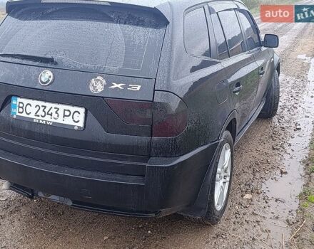 Черный БМВ Х3, объемом двигателя 2 л и пробегом 300 тыс. км за 7300 $, фото 1 на Automoto.ua