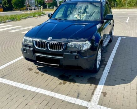 Черный БМВ Х3, объемом двигателя 3 л и пробегом 330 тыс. км за 4800 $, фото 1 на Automoto.ua