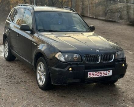 Черный БМВ Х3, объемом двигателя 3 л и пробегом 290 тыс. км за 4600 $, фото 1 на Automoto.ua