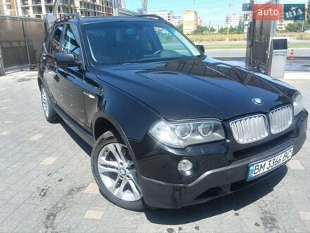 Черный БМВ Х3, объемом двигателя 3 л и пробегом 380 тыс. км за 12450 $, фото 1 на Automoto.ua